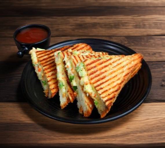 Paneer Pizza Sandwich