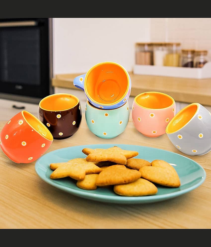 Love Unlimited Solid Bone China Tea Cup 150 ml ( Pack of 6 ) view 2