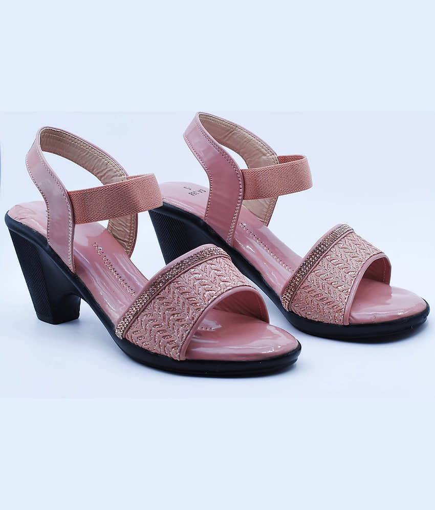 Dream Makers - Pink Women's Sandal Heels view 2
