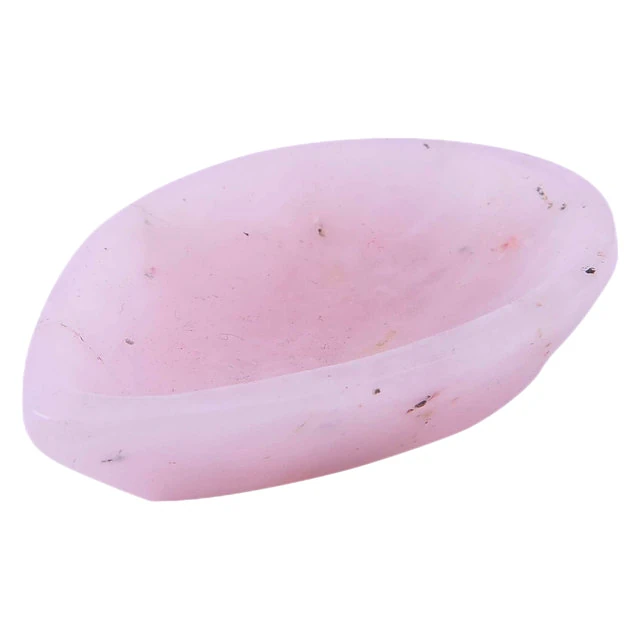 Rose Quartz Deepak, Handmade Diya for Temple, Ramlala, Diwali, Navratri Pooja and Festival Decoration Lightning Diya(KI_112) by Krishna Impex view 2