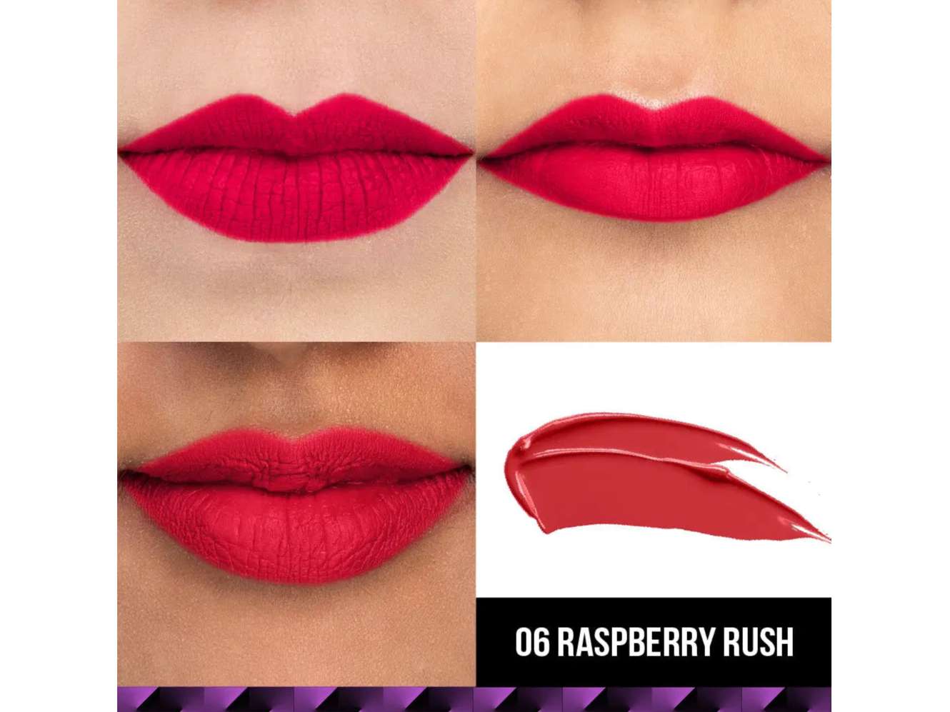 Staze Lips Dont Lie Liquid Lipstick - Raspberry Rush - 06 view 2