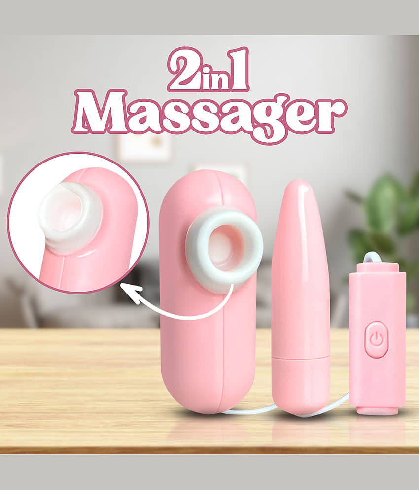 Calmras 2-in1 Sucker Egg Portable Manual Massager