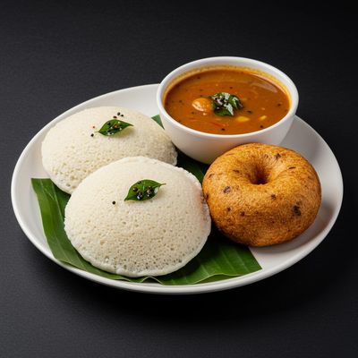 1 Idli 1 Vada - Sambar
