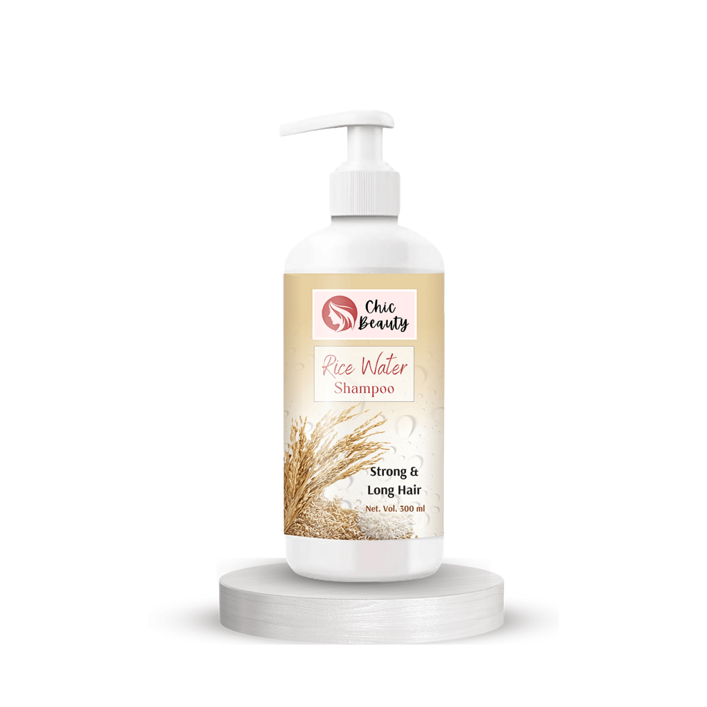 Chic Beauty Hair Care Combo for Long Hair (Rice Bran Hair oil 100ML + Rice Water Shampoo 300ml) view 2