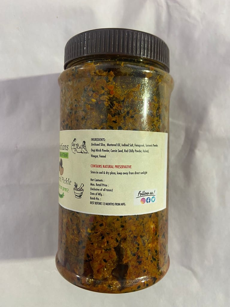Jimikand Pickle - 400g view 2