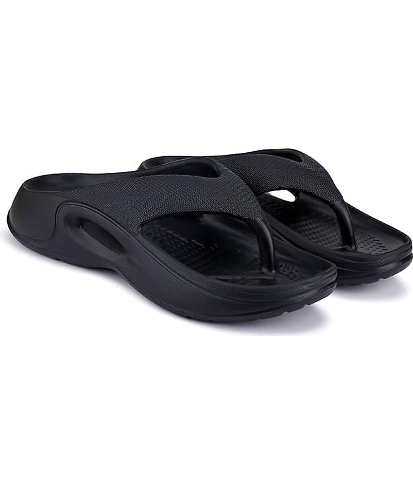 KAPANI Black Men's Daily Slipper view 2