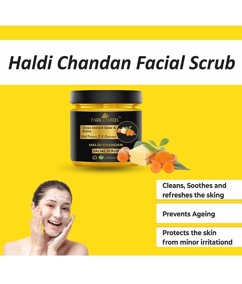 Park Daniel Haldi Chandan Face Scrub For Tan Removal|Tightens Pore Day Cream 100 ml view 2