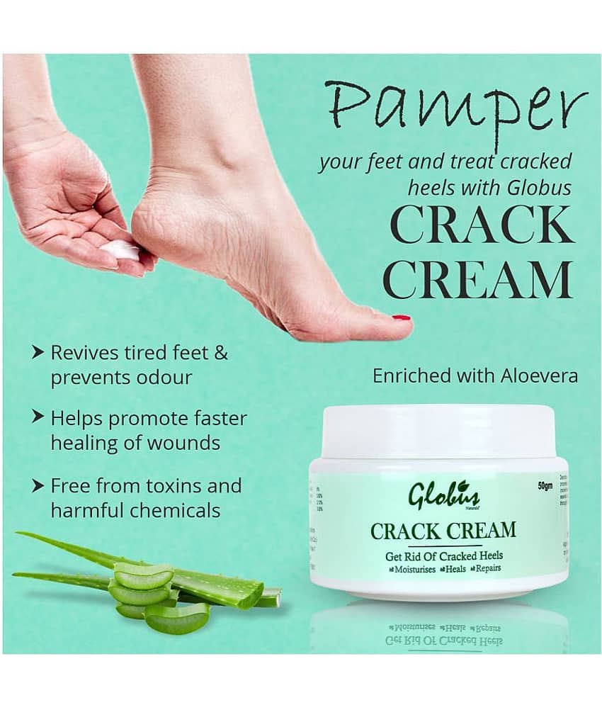 Globus Naturals Crack Cream, 50gm (Pack of 3) view 2