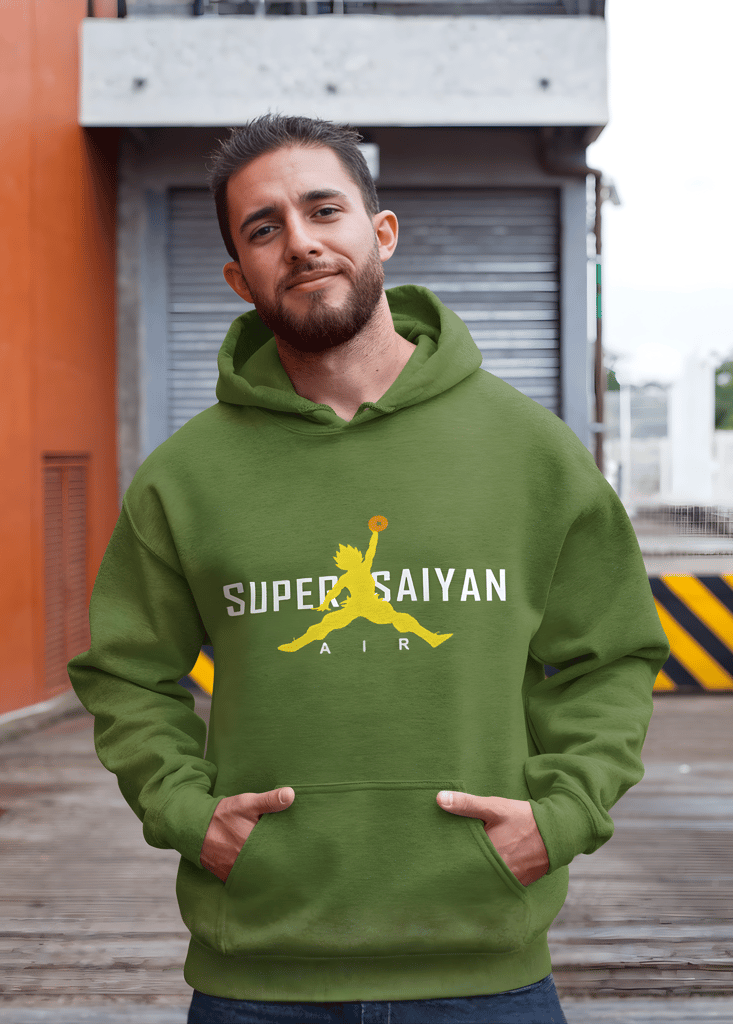 Super Saiyan Air | Premium Goku Parody Unisex Hoodie view 2