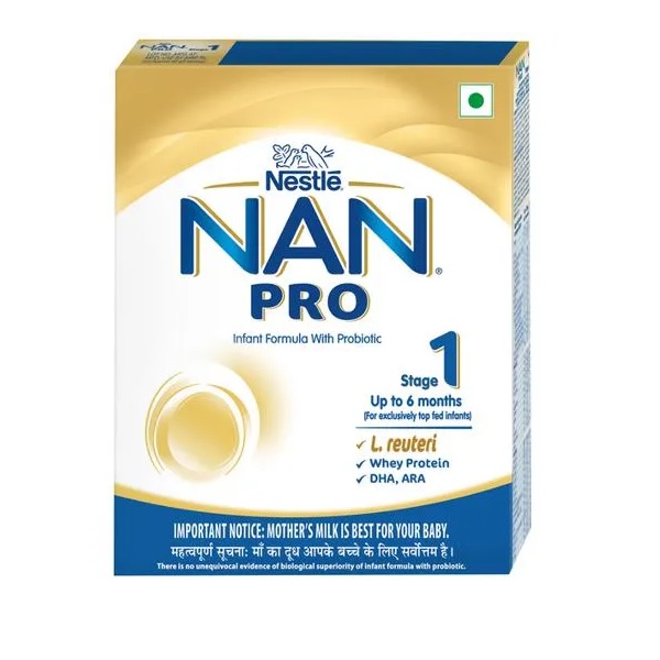 Nestle NAN PRO Stage 1 Infant Formula With Probiotic Powder 400 Gms