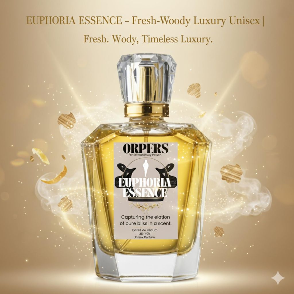 ORPERS Euphoria Essence Extrait de Parfum Unisex | Fresh Woody Luxury | Bergamot Marine Amber Sandalwood Musk | 40% Concentration | 24+ Hours view 2