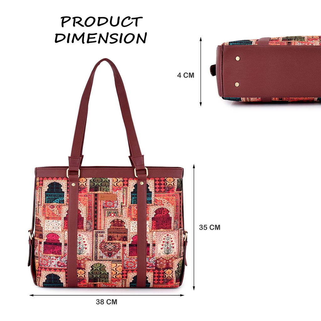Lychee bags Women Printed Canvas Tote Bag view 2