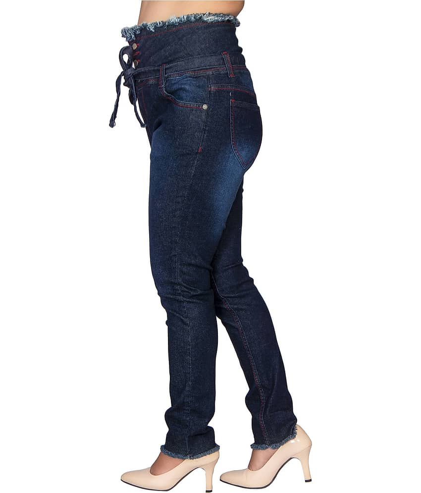 Leean Patterns - Blue Denim Slim Fit Women's Jeans ( Pack of 1 ) view 2