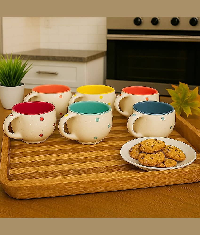 Love Unlimited Solid Bone China Tea Cup 150 ml ( Pack of 6 ) view 2