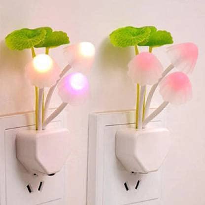 Elecsera Buyer Mushroom Light Automatic Sensor for Bedroom Night Lamp (12 cm, Multicolor) view 2