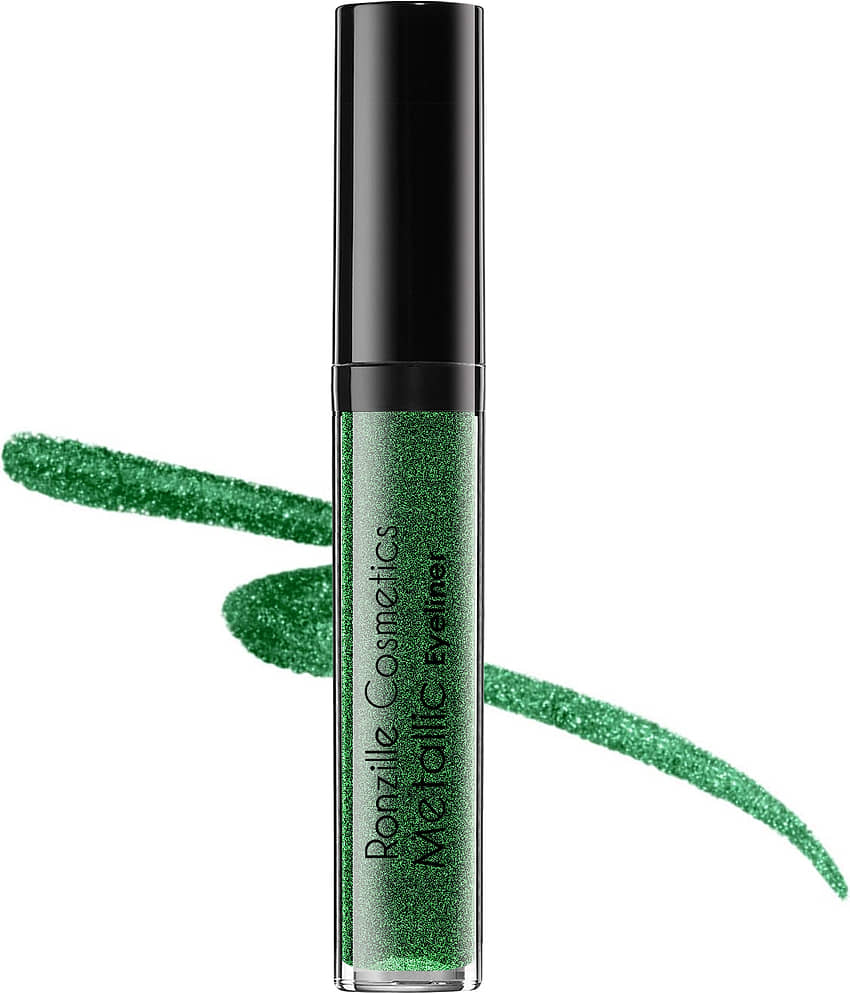 Ronzille - Olive Glitter Eye Liner Liquid ( Pack of 1 ) view 2