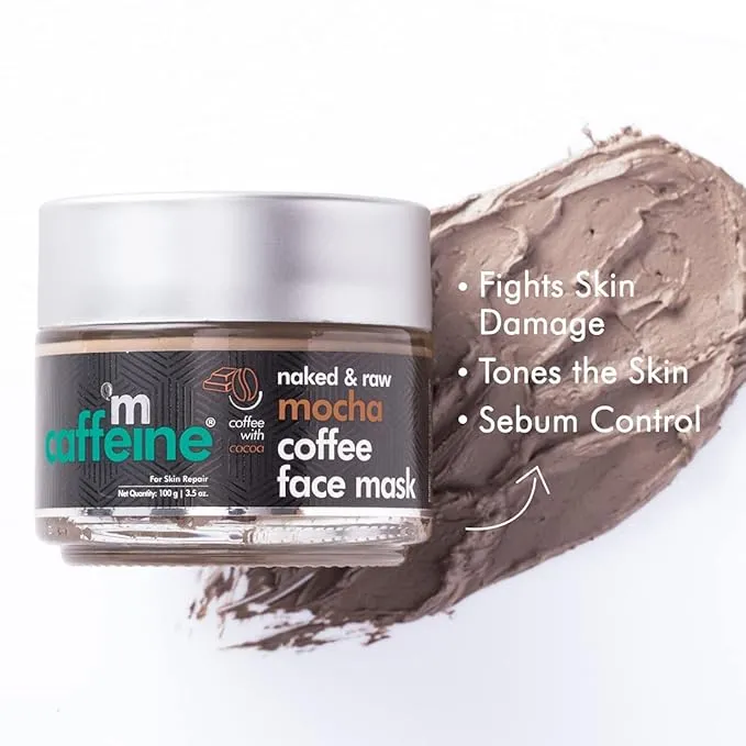 MCaffeine Naked & Raw Mocha Coffee Face Mask 100 G view 2