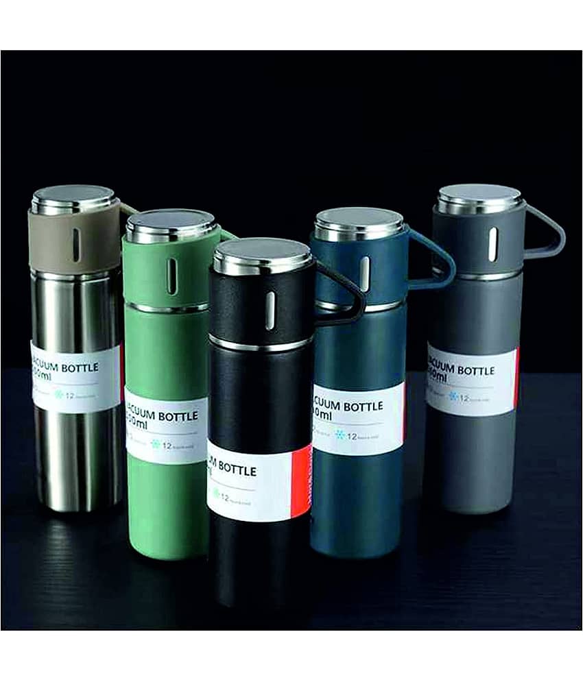 Shopper52 - Assorted Steel Flask ( 500 ml ) view 2