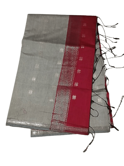 Kalyani Cotton Saree for Women | Soft Pure Cotton Saree with Blouse Piece | Traditional Daily Wear Handloom Style Saree | Lightweight Breathable Cotton Saree for Office, Casual & Festive Wear view 2