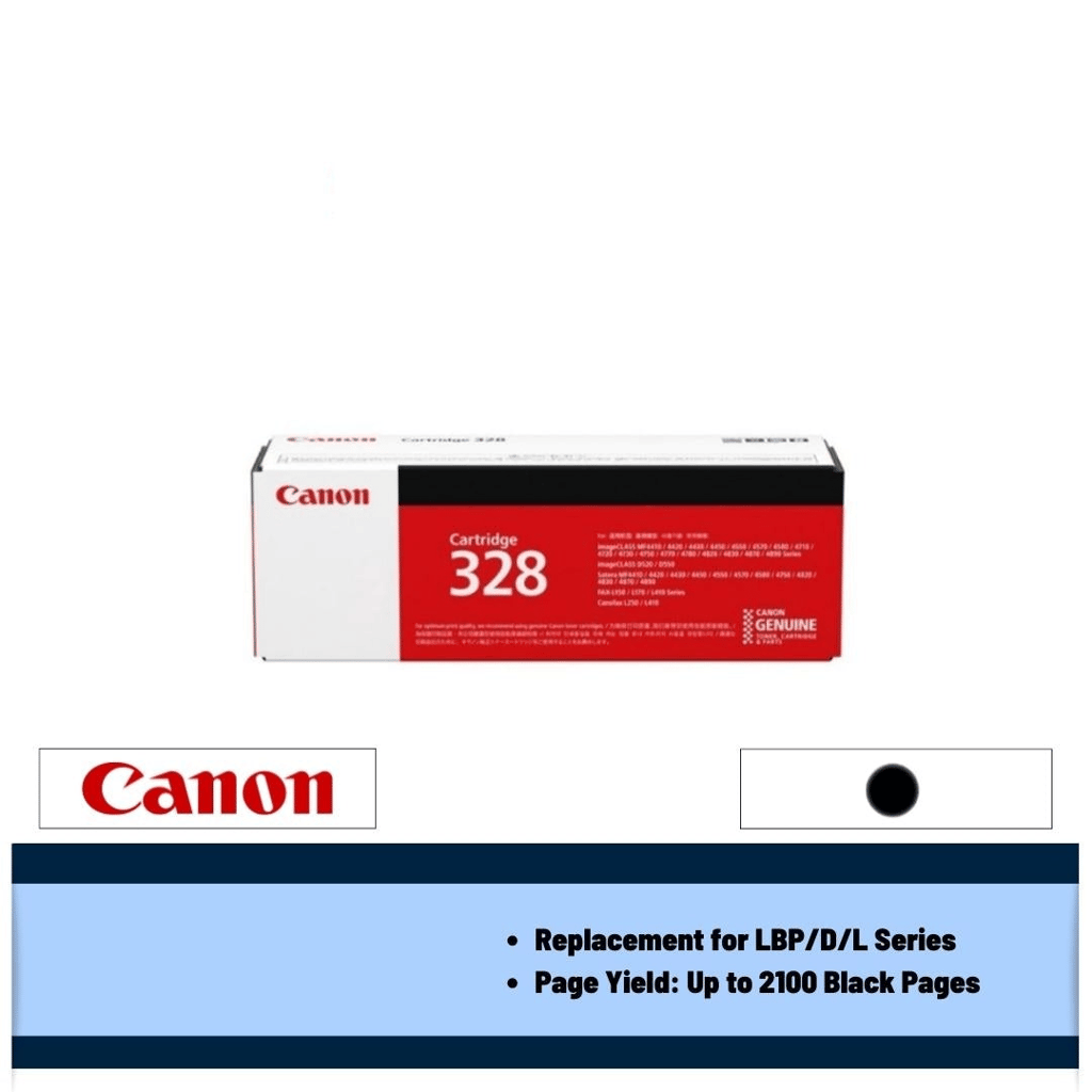 Canon 328 Black Original Toner Cartridge (CRG-328) for Canon imageCLASS MF211, MF212w, MF215, MF216n, MF217w Printers view 2