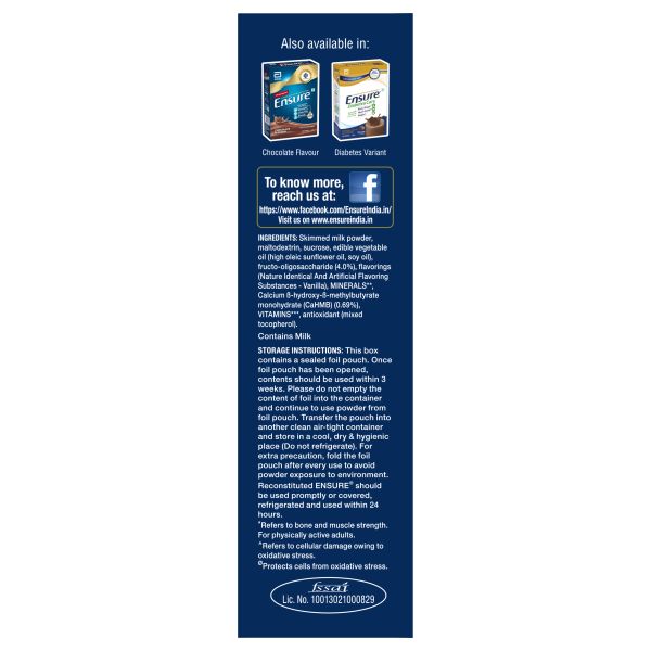 Ensure Powder Vanilla Flavour 200 Gms view 2