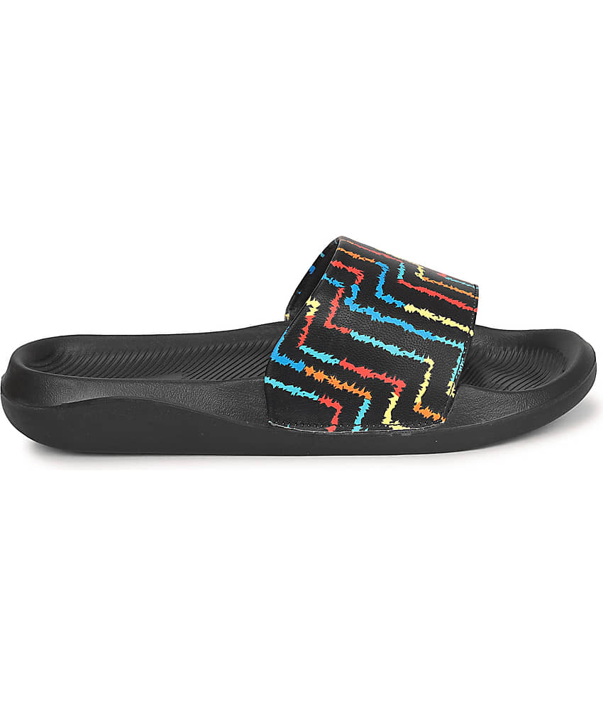 PERY PAO Black Men's Slide Flip Flop view 2
