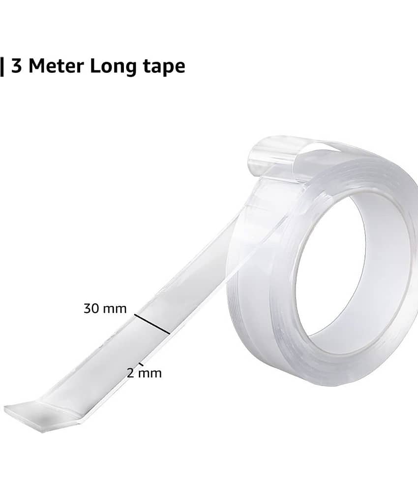 HINGOL Transparent Double Sided Nano Tape ( Pack of 1 ) view 2
