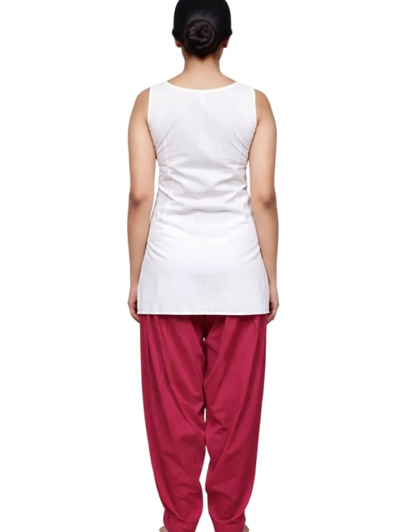 UneR Women's Pure Cotton Patiyala Salwar | Solid Ethnic Bottom Wear view 2