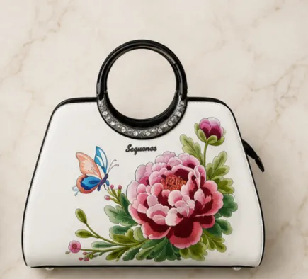 embroidery vintage bag