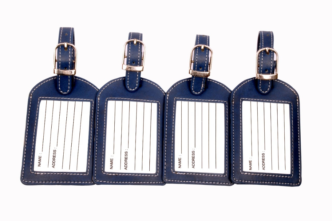 Sukeshcraft Luggage Tags Suitcase Tag Travel Bag Labels Combo 4 Pcs. view 2