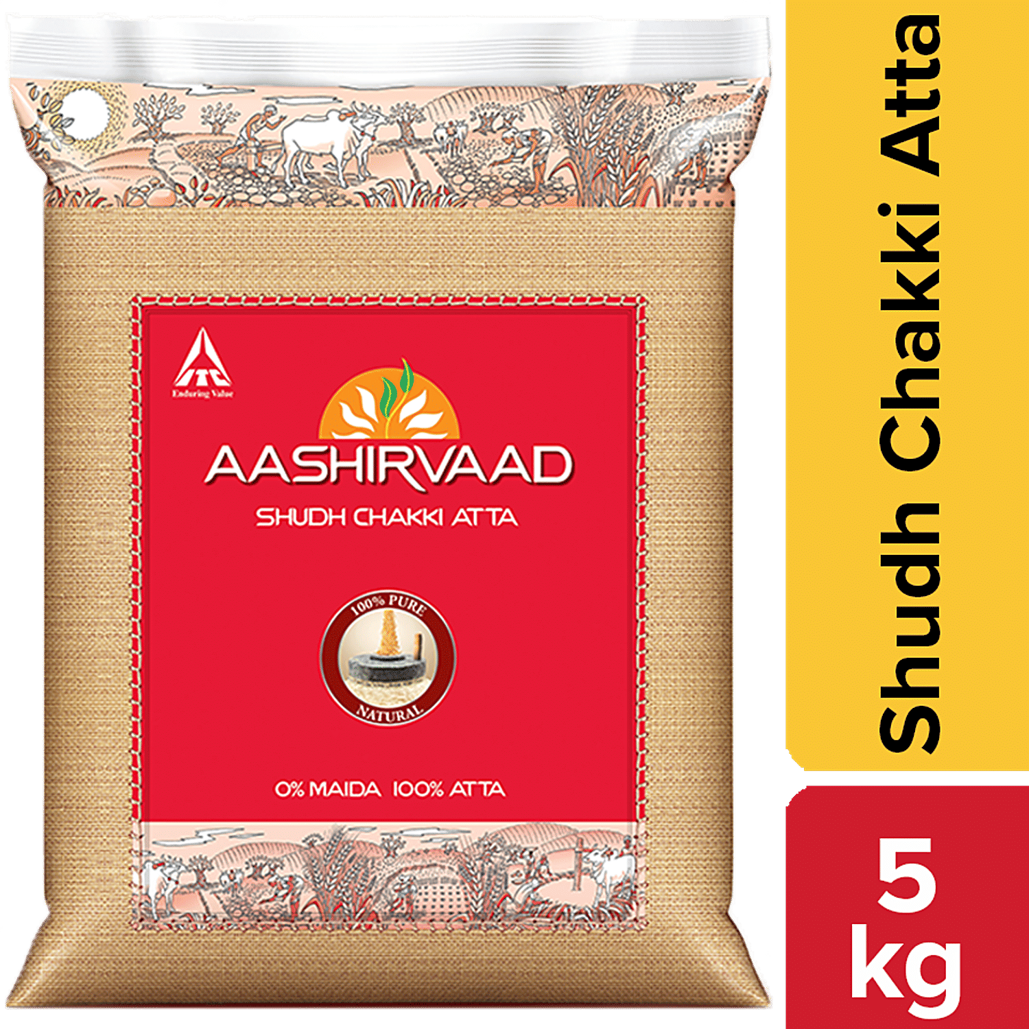 Aashirvaad Shudh Chakki Atta/Gavhache Peeth, 5 Kg