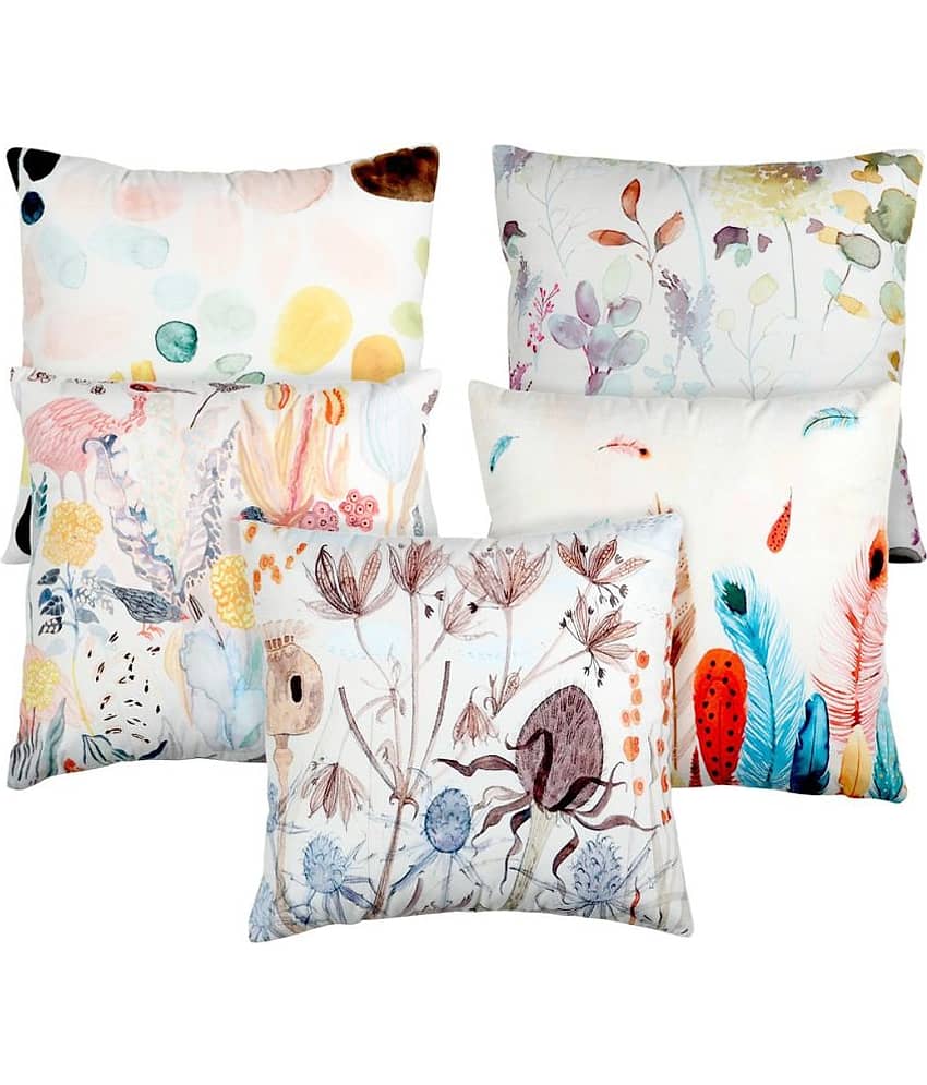 BELLA TRUE Set of 5 Cushion Covers Abstract Themed ( 40 x 40 ) view 2