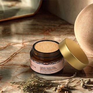 Jivanta Herbal Ubtan Face Pack Powder for Dry/Normal Skin Fights Acne, Brightening Depigmentation Tan Removal view 2