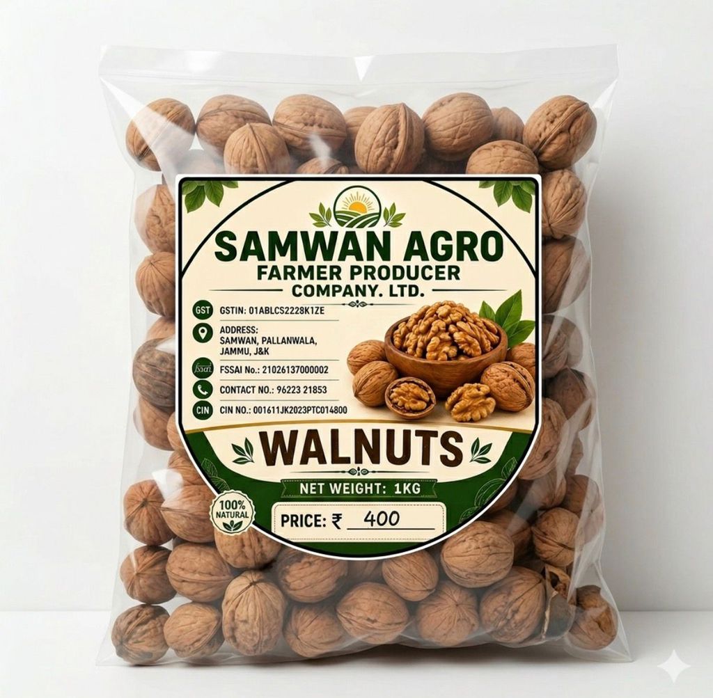 Natural Walnuts In Shell 1kg