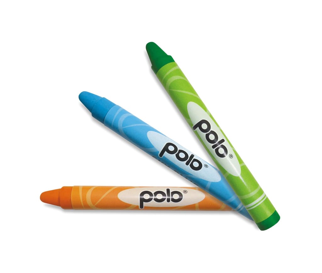 polo Wax Crayons - 16 Vibrant Shades (75mm) | Non-Toxic & Child-Safe | Smooth Color Application for Kids & Artists | Easy-Grip Design, Perfect for Drawing, Coloring & Crafting Fun view 2