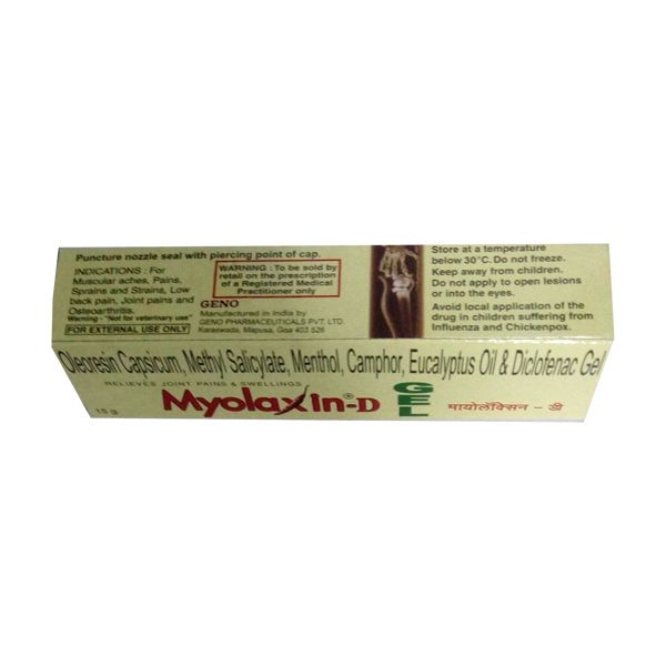 Myolaxin D Gel 15 Gms view 2