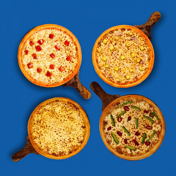 Crazy four pizza combo