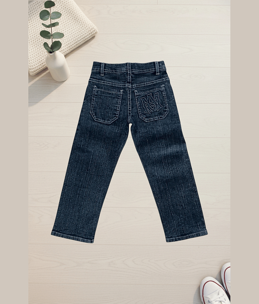 ICONIC ME Pack of 1 Boys Denim Jeans ( Black ) view 2