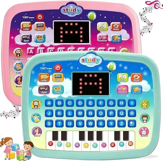 Braintastic Kids Learning Laptop Toy with LED Screen & Music | Educational Computer Piano Tablet for Toddlers | Fun Activity & Learning Toy for Boys & Girls (Computer Laptop with Piano) view 2