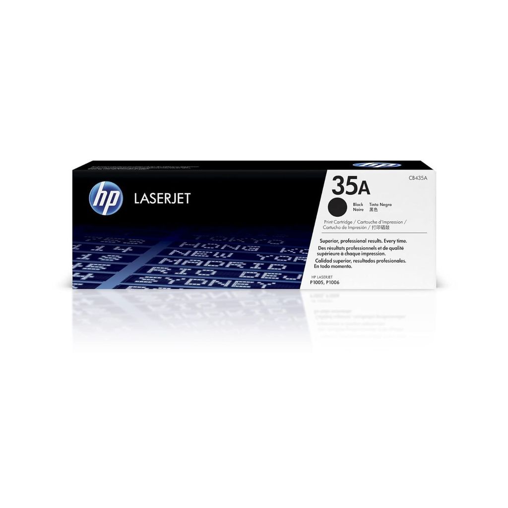 HP 35A Black Original LaserJet Toner Cartridge (CB435A) view 2