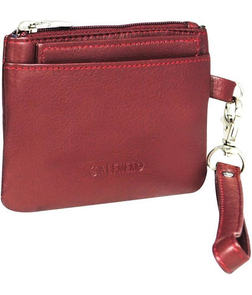 Calfnero Genuine Leather Key Case/Coin Wallet Cum Card Holder view 2