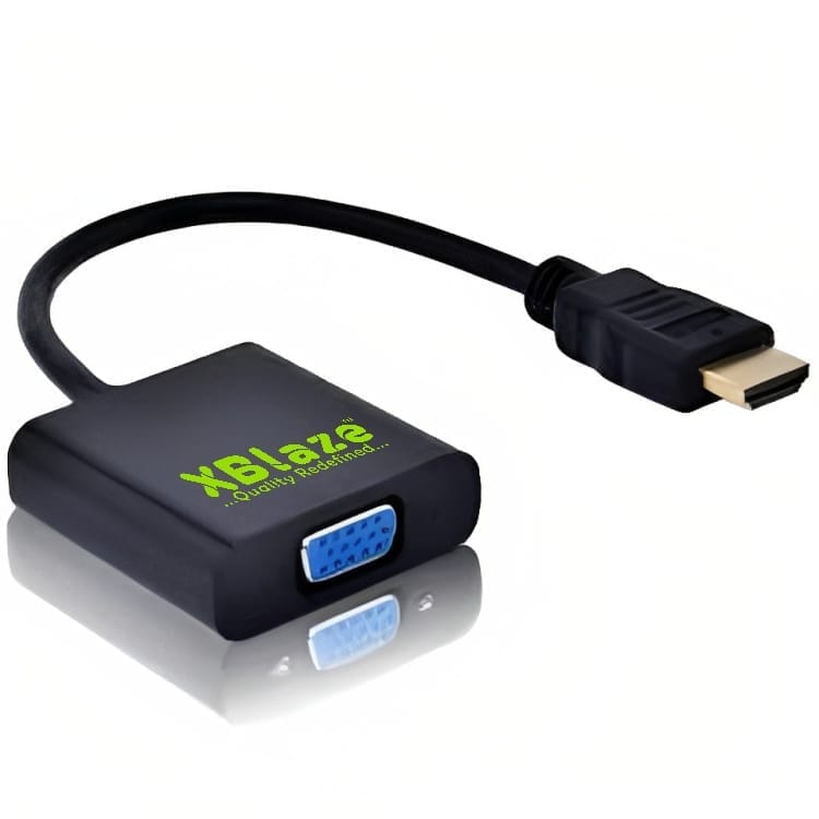XBLAZE HDMI To VGA Converter (Black) view 2