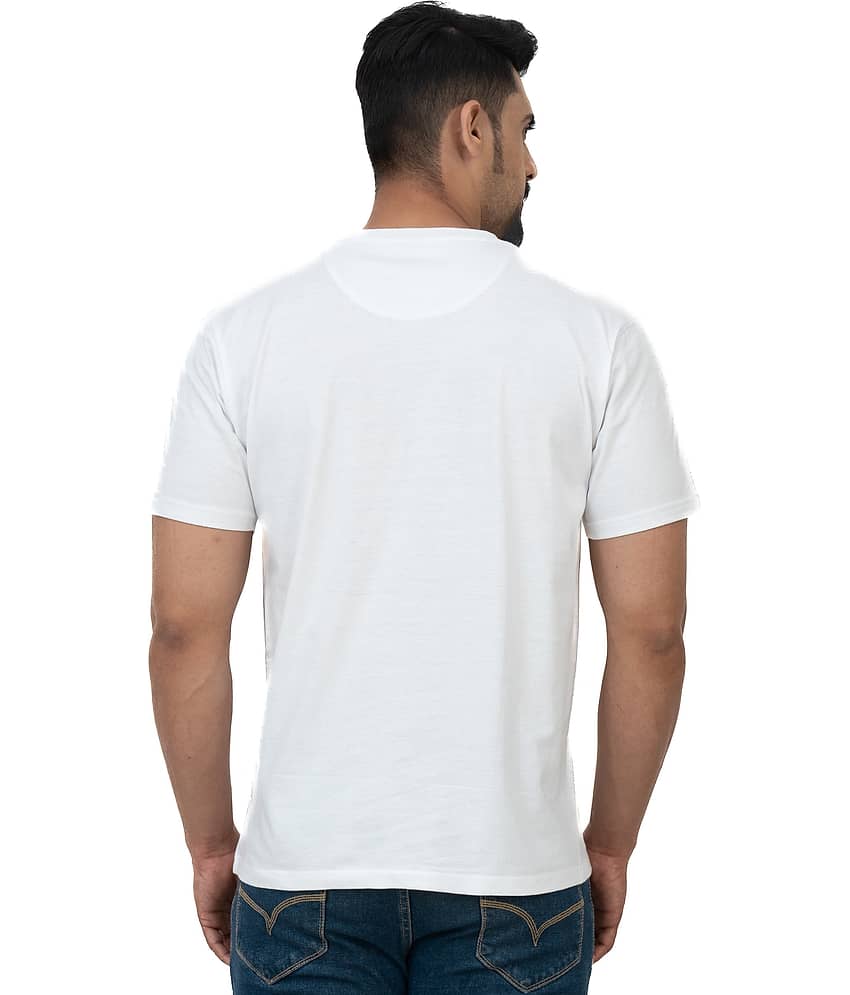 Cotstyle Pack of 1 Cotton Regular Fit Men's T-Shirt ( White ) view 2