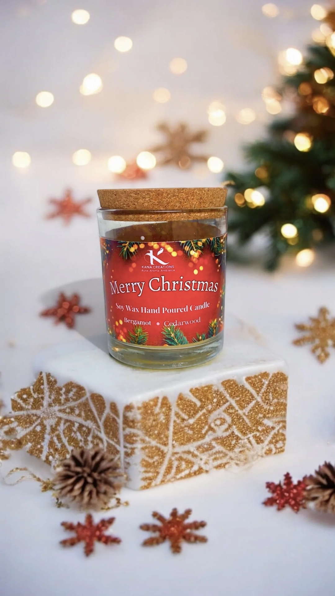 Merry Christmas Soy Candle