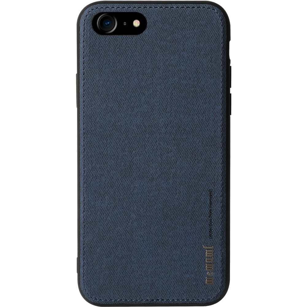 Memumi Magnific Series Canvas Back Cover for Apple iPhone 7 Plus/8 Plus, Shockproof - Blue (5.5") view 2