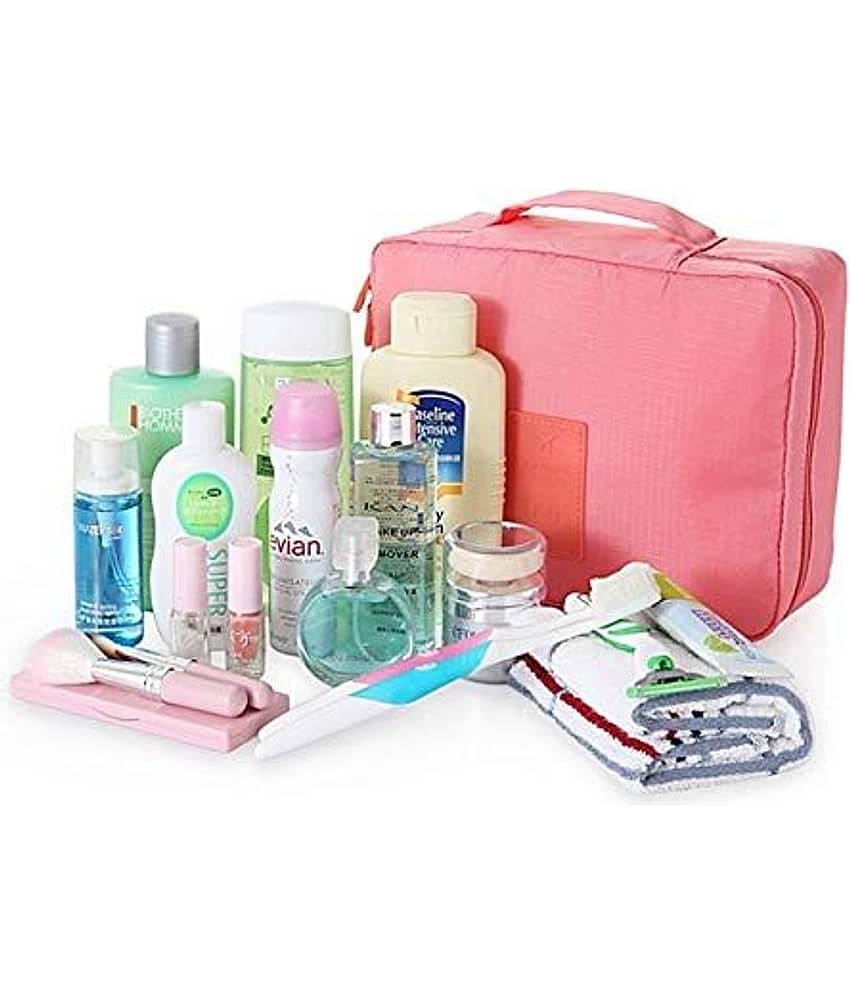 Cosmetic Makeup Toiletry Bag Portable Travel Organizer Storage Pouch - Assorted Colors view 2