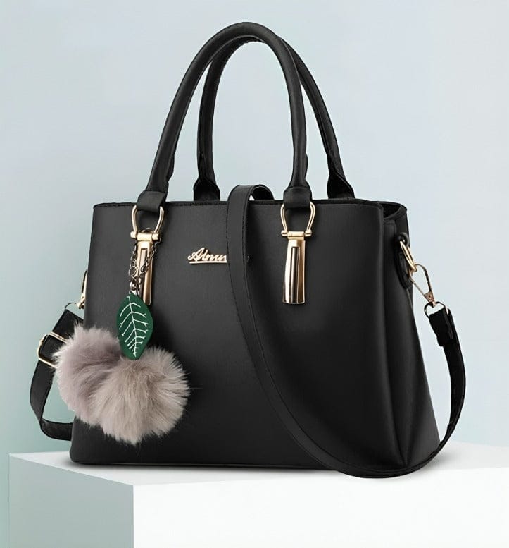 ✨ Elegant Handbag for Women – Stylish, Versatile & Chic with Pom-Pom Charm ✨ view 2