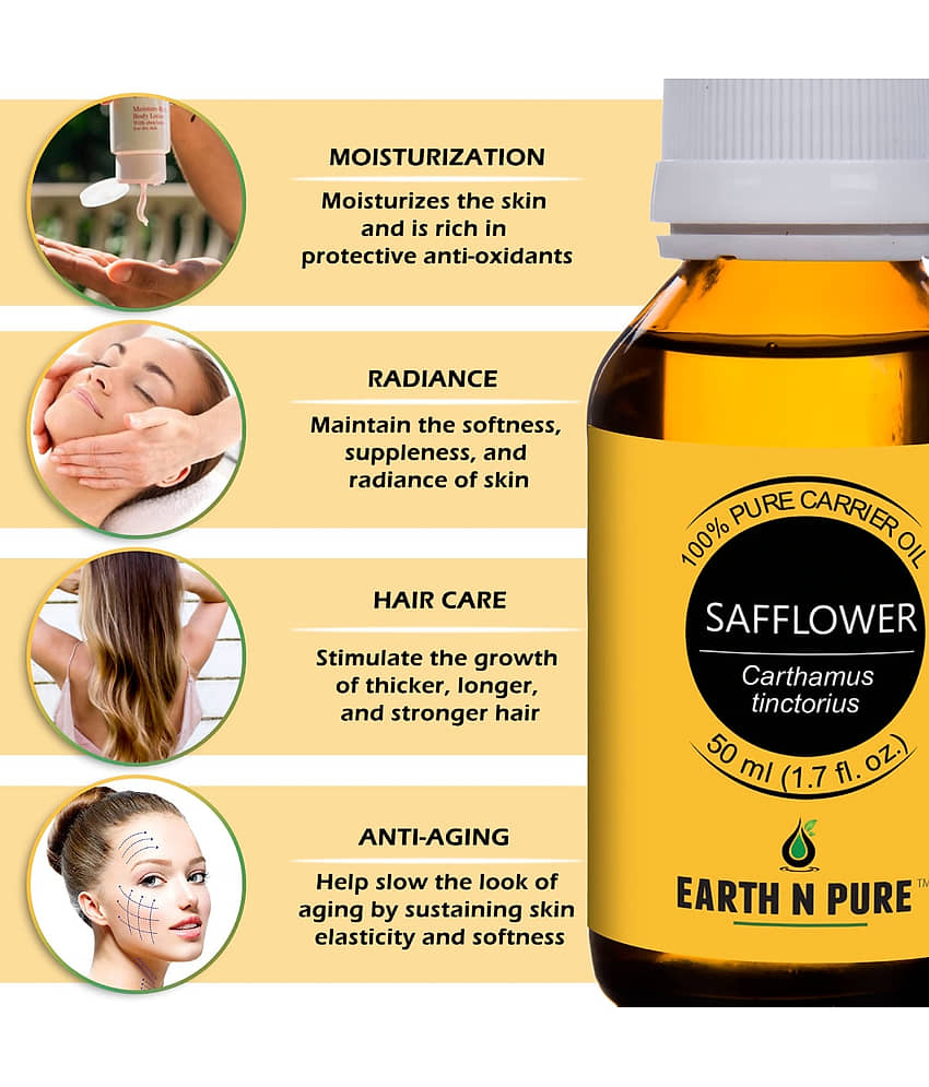Earth N Pure - Safflower Essential Oil 50 mL ( Pack of 1 ) view 2