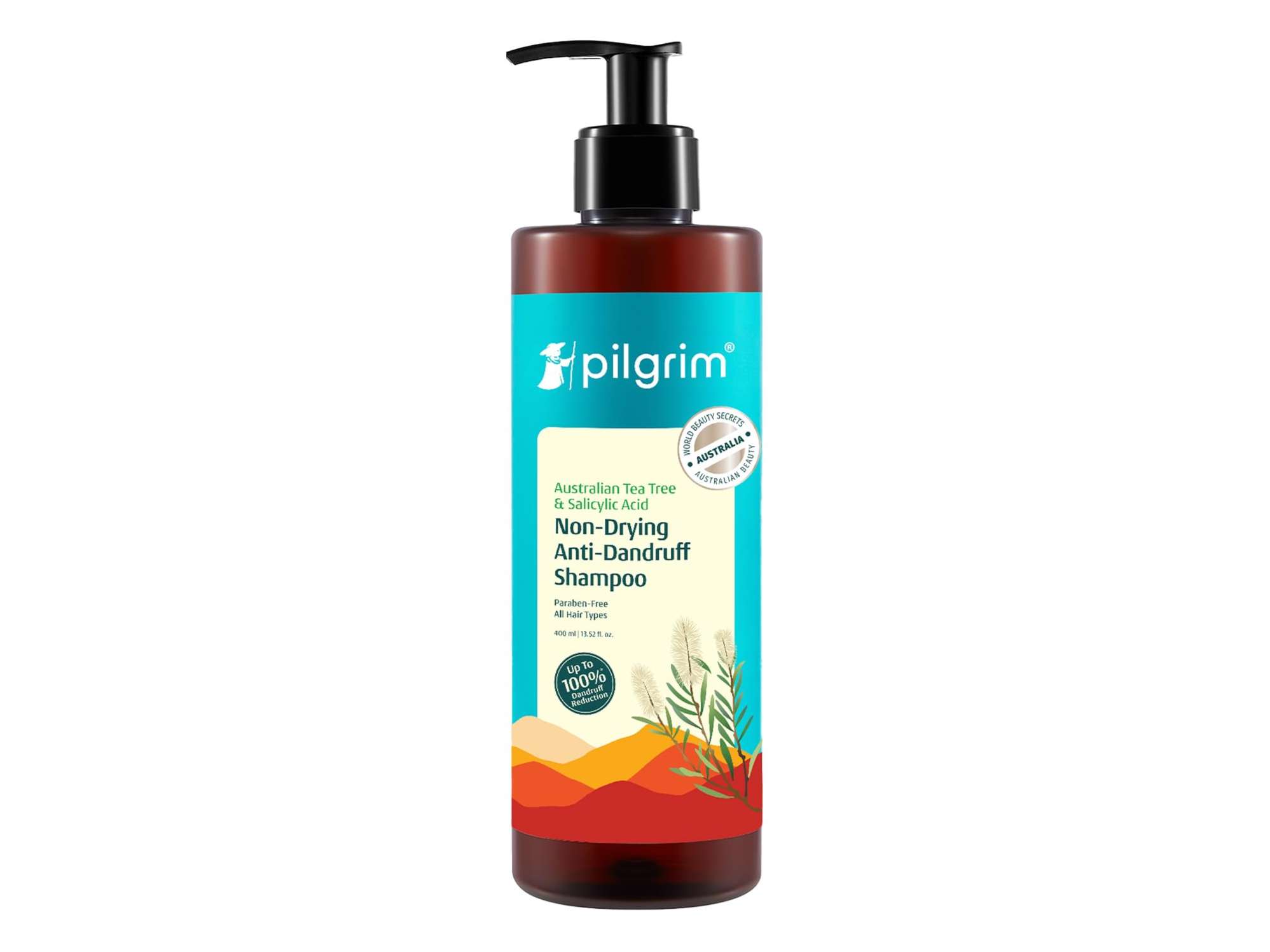 Pilgrim Australian Tea Tree Non-Drying Anti-Dandruff Shampoo - 400 Millilitre