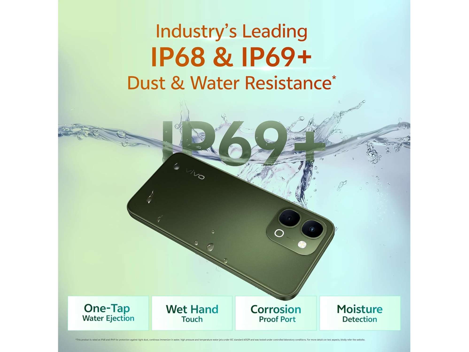 Vivo T5x 5G Smartphone (8GB RAM, 128GB Storage) 5G Connectivity, FHD+ Display, Fast Performance & Long Battery Life - Cyber Green view 2